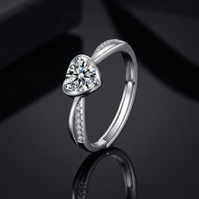 Charger l'image dans la galerie, S602 Moissanit Silberring 925