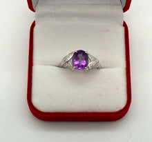 Lade das Bild in den Galerie-Viewer, S312 Silberring mit Amethyst