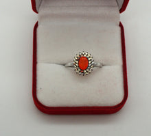 Lade das Bild in den Galerie-Viewer, S326 Silberring mit Opal und Safire