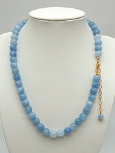 Load image into Gallery viewer, K120 Aquamarine Necklace