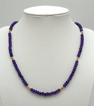 Charger l'image dans la galerie, K131 Collier améthyste facettée