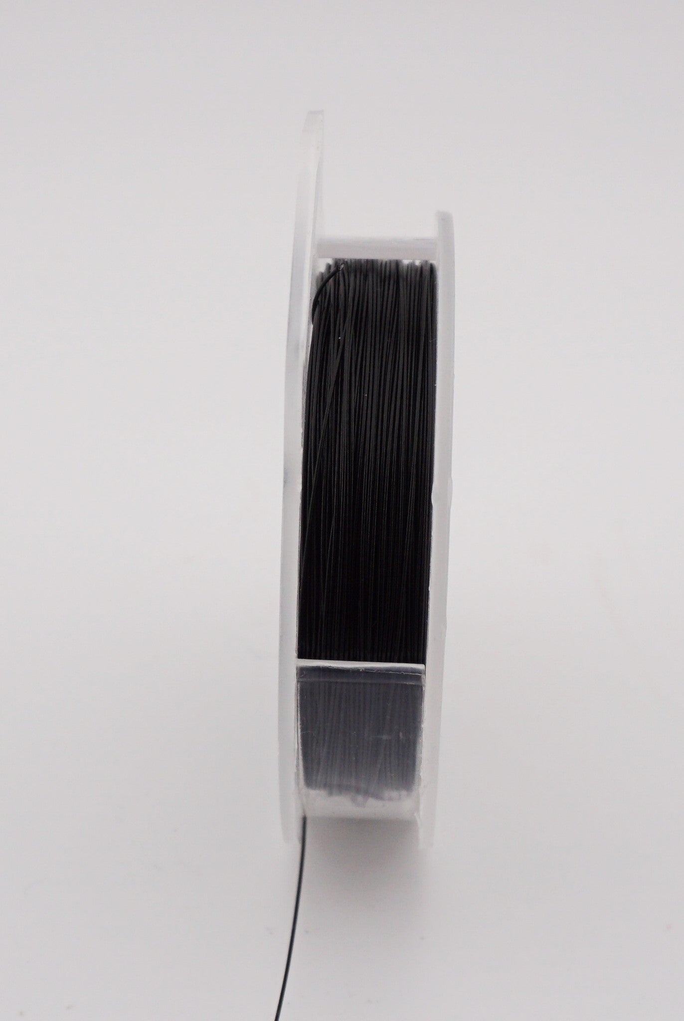 K623 1 Rolle Edelstahldraht schwarz 0,45mm