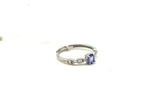 Lade das Bild in den Galerie-Viewer, S156 Silberring 925 mit Tansanit