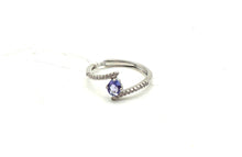 Lade das Bild in den Galerie-Viewer, S158 Silberring 925 mit Tansanit