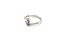 Lade das Bild in den Galerie-Viewer, S158 Silberring 925 mit Tansanit