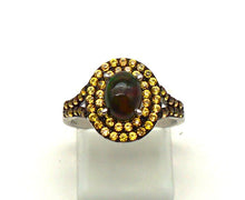Charger l'image dans la galerie, Bague en argent 925 S456 avec opale et saphir