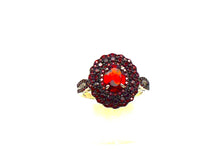 Charger l'image dans la galerie, S457 Bague en argent 925 avec grenats