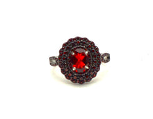 Charger l'image dans la galerie, S457 Bague en argent 925 avec grenats