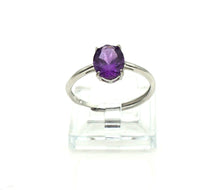 Load image into Gallery viewer, S901 Silber Ring 925 mit Amethyst
