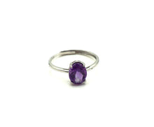 Load image into Gallery viewer, S901 Silber Ring 925 mit Amethyst