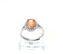 Load image into Gallery viewer, S906 Silber Ring 925 mit Sonnenstein