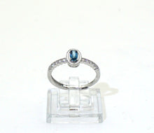 Charger l'image dans la galerie, V109 Ring mit London blau Topas