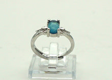 Charger l'image dans la galerie, V139 Ring mit Aquamarin