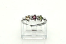 Charger l'image dans la galerie, V142 Ring mit Citrin, Peridot und Granat
