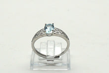 Charger l'image dans la galerie, V162 Ring mit Blau Topas