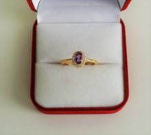 Lade das Bild in den Galerie-Viewer, S946 Silberring 925 mit Amethyst