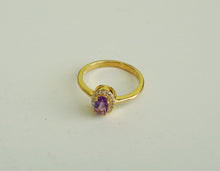 Lade das Bild in den Galerie-Viewer, S946 Silberring 925 mit Amethyst