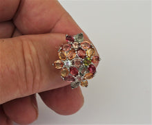 Lade das Bild in den Galerie-Viewer, S219 Silberring mit Safire