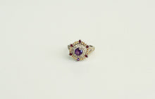 Lade das Bild in den Galerie-Viewer, S227 Silberring 925 mit Amethyst, Safire und Rodolithe