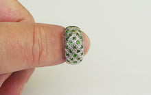 Lade das Bild in den Galerie-Viewer, S228 Silberring 925 mit Chrom Diopsid