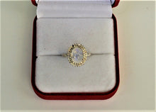 Lade das Bild in den Galerie-Viewer, S232 Silberring 925 mit Opal und Safire