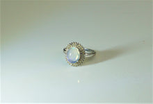 Lade das Bild in den Galerie-Viewer, S232 Silberring 925 mit Opal und Safire