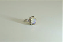 Lade das Bild in den Galerie-Viewer, S232 Silberring 925 mit Opal und Safire