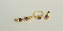 Lade das Bild in den Galerie-Viewer, S234 Silber Set 925 mit Amethyst