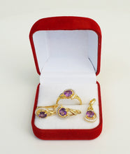Lade das Bild in den Galerie-Viewer, S234 Silber Set 925 mit Amethyst