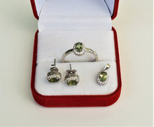 Lade das Bild in den Galerie-Viewer, S236 Silber Set 925 mit Apatit