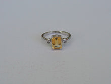 Lade das Bild in den Galerie-Viewer, S256 Silberring 925 mit Citrin
