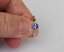 Lade das Bild in den Galerie-Viewer, S263 Silberring mit Tansanit und Safire