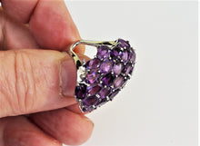 Lade das Bild in den Galerie-Viewer, S275 Silberring 925 mit Amethyste