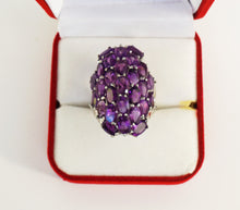 Lade das Bild in den Galerie-Viewer, S275 Silberring 925 mit Amethyste