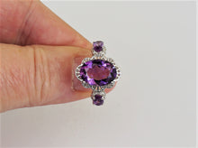 Lade das Bild in den Galerie-Viewer, S279 Silberring 925 Amethyst