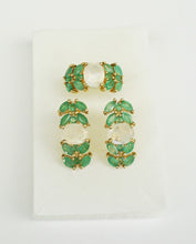 Lade das Bild in den Galerie-Viewer, S911 Schmuckset 925 Silber Ring und Ohrstecker