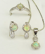 Lade das Bild in den Galerie-Viewer, S936 Schmuck Set 925 mit Opale