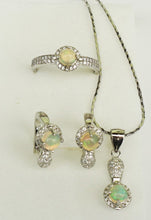 Lade das Bild in den Galerie-Viewer, S936 Schmuck Set 925 mit Opale