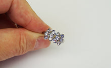 Lade das Bild in den Galerie-Viewer, S956 Silberring 925 mit Tansanite