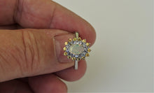 Lade das Bild in den Galerie-Viewer, S970 Silberring 925 mit Opal, Safire und Tansanit