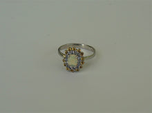 Lade das Bild in den Galerie-Viewer, S970 Silberring 925 mit Opal, Safire und Tansanit