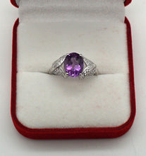 Lade das Bild in den Galerie-Viewer, S312 Silberring mit Amethyst
