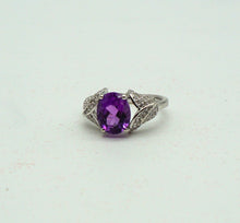 Lade das Bild in den Galerie-Viewer, S312 Silberring mit Amethyst
