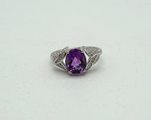 Lade das Bild in den Galerie-Viewer, S312 Silberring mit Amethyst
