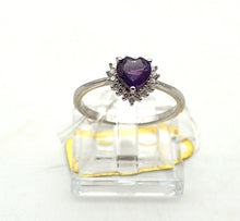 Lade das Bild in den Galerie-Viewer, S207 Silberring 925 mit Amethyst
