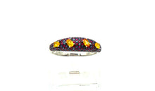Charger l'image dans la galerie, S254 Silberring 925 mit Safir und Rubin
