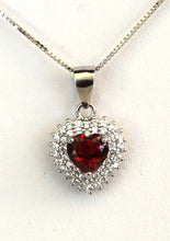 Lade das Bild in den Galerie-Viewer, S822 Silber 925 Anhänger mit Granat
