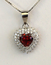 Lade das Bild in den Galerie-Viewer, S822 Silber 925 Anhänger mit Granat
