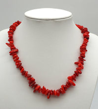 Lade das Bild in den Galerie-Viewer, K142 roter Achat Halskette
