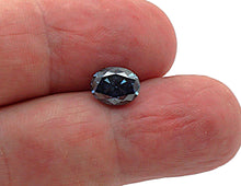 Lade das Bild in den Galerie-Viewer, M304 Moissanit Labor Diamant Royal Blau 1,5 ct.

